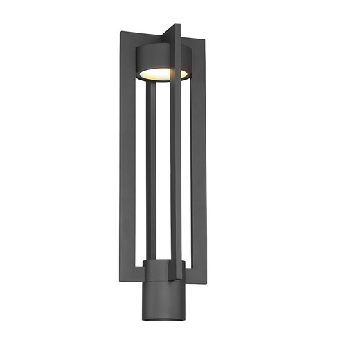 Chamber LED Outdoor Post Light in Black (34|PM-W48620-BK) Chamber LED Outdoor Post Light in Black (34|PM-W48620-BK)