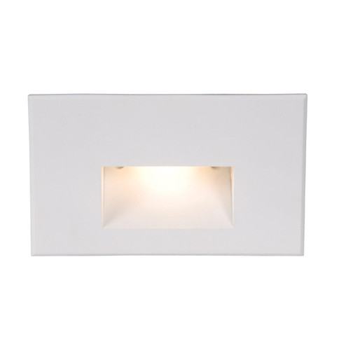 Led100 LED Step and Wall Light in White on Aluminum (34|WL-LED100-RD-WT)