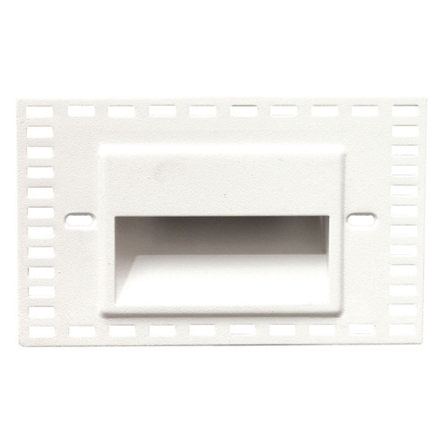 Led100 LED Step and Wall Light in White on Aluminum (34|WL-LED100TR-27-WT)