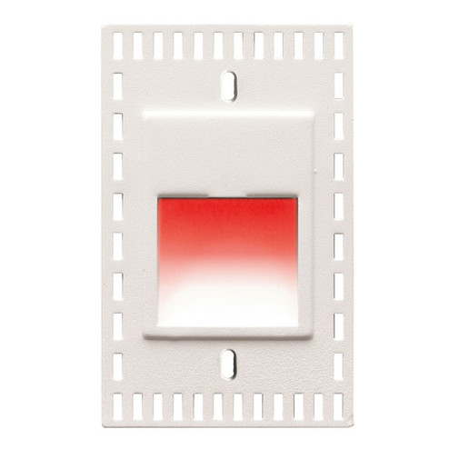 Led200 LED Step and Wall Light in White on Aluminum (34|WL-LED200TR-RD-WT)