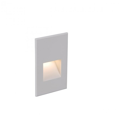Led20 Vert LED Step and Wall Light in White on Aluminum (34|WL-LED201-AM-WT)