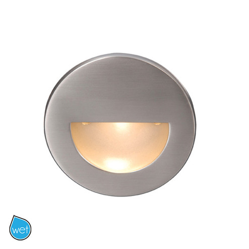 Led3 Cir LED Step and Wall Light in Brushed Nickel (34|WL-LED300-C-BN)
