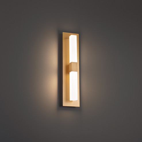 Camelot LED Wall Sconce in Aged Brass (34|WS-61216-AB)