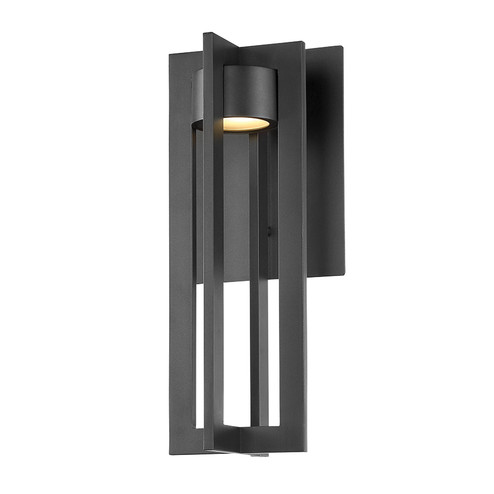 Chamber LED Wall Light in Black (34|WS-W48616-BK)