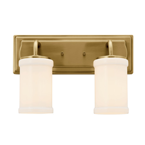 Vetivene Two Light Bath in Natural Brass (12|55130NBR)