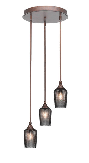 Empire Three Light Cluster Pendalier in Bronze (200|2143-BRZ-4252)