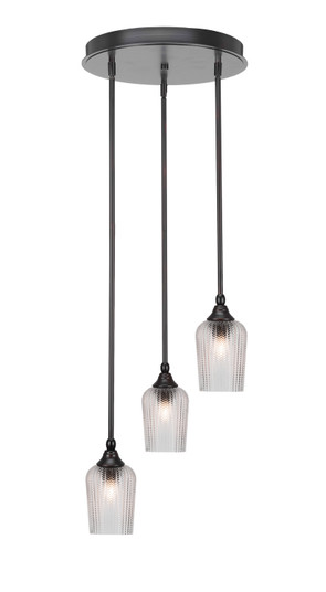 Empire Three Light Cluster Pendalier in Espresso (200|2143-ES-4250)