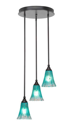 Empire Three Light Cluster Pendalier in Espresso (200|2143-ES-725)