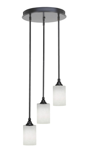 Empire Three Light Cluster Pendalier in Matte Black (200|2143-MB-310)
