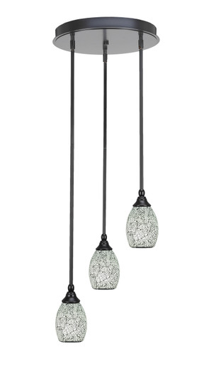 Empire Three Light Cluster Pendalier in Matte Black (200|2143-MB-4165)