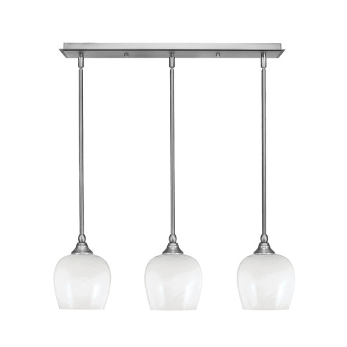 Any Three Light Linear Pendalier in Brushed Nickel (200|25-BN-4811)