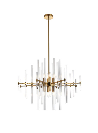 Sienna Eight Light Pendant in gold (173|2502D31SG)