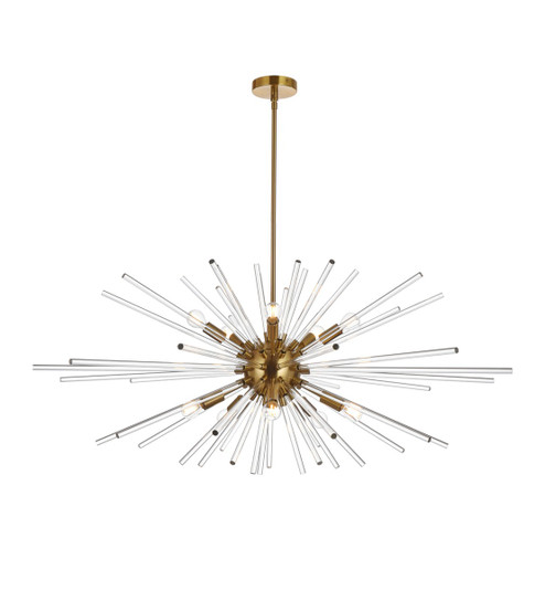Sienna Ten Light Pendant in gold (173|2502D46SG)