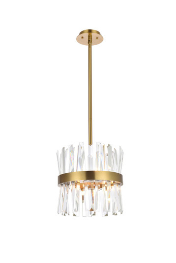 Serephina Six Light Pendant in satin gold (173|6200D12SG)
