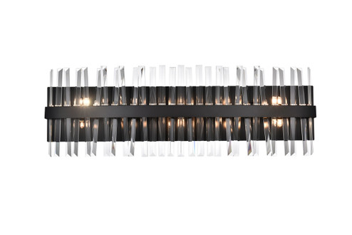 Serephina Ten Light Bath Sconce in black (173|6200W36BK)
