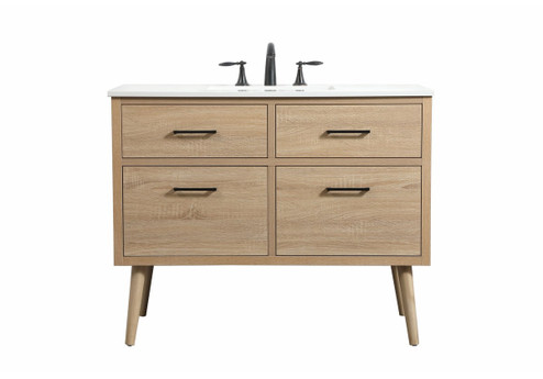 Boise Single Bathroom Vanity in Mango Wood (173|VF41042MW)