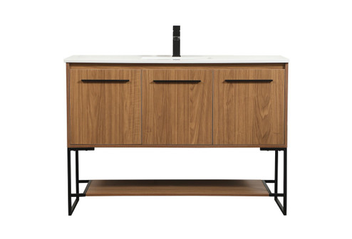 Sloane Single Bathroom Vanity in Walnut Brown (173|VF42548WB)