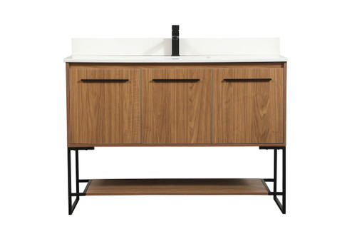 Sloane Single Bathroom Vanity in Walnut Brown (173|VF42548WB-BS)