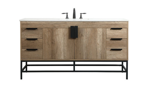 Eugene Single Bathroom Vanity in Natural Oak (173|VF48860NT)