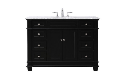 Wesley Bathroom Vanity Set in black (173|VF50048BK)