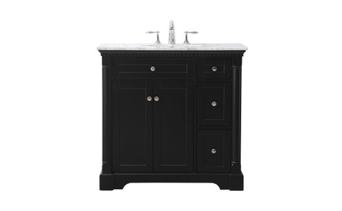 Clarence Bathroom Vanity Set in Black (173|VF53036BK)