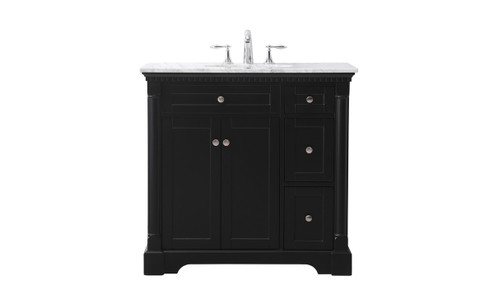 Clarence Bathroom Vanity Set in black (173|VF53036BK)
