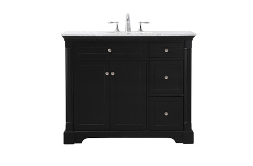 Clarence Bathroom Vanity Set in black (173|VF53042BK)