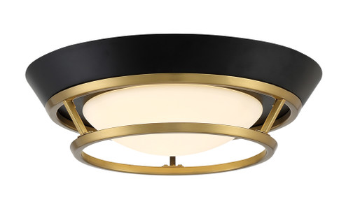Beam Me Up! LED Flush Mount in Coal Black (42|P5372-689-L)