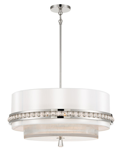 Sutton Four Light Pendant in Polished Nickel (29|N7384-613)