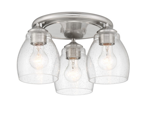 Winsley Three Light Semi Flush Mount in Brushed Nickel (7|2438-84)