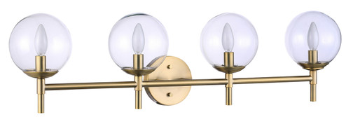 Auresa Four Light Bath in Soft Brass (7|2794-695)