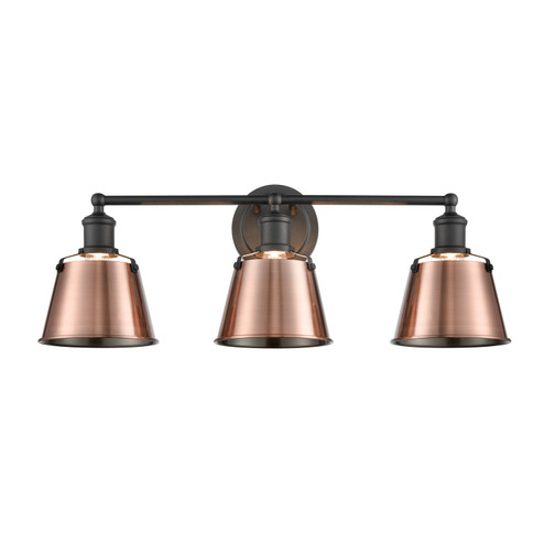 Holgate Three Light Vanity in Matte Black (45|47692/3)