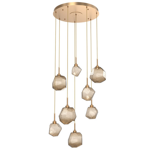 Gem LED Pendant in Novel Brass (404|CHB0039-08-NB-B-C01-L3)