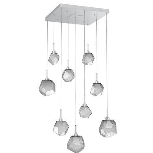 Gem LED Pendant in Classic Silver (404|CHB0039-09-CS-S-C01-L3)