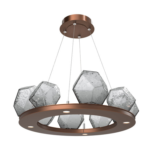 Gem LED Chandelier in Burnished Bronze (404|CHB0039-0B-BB-S-CA1-L3)