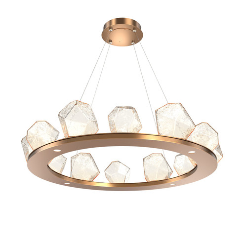 Gem LED Chandelier in Novel Brass (404|CHB0039-0C-NB-A-CA1-L3)