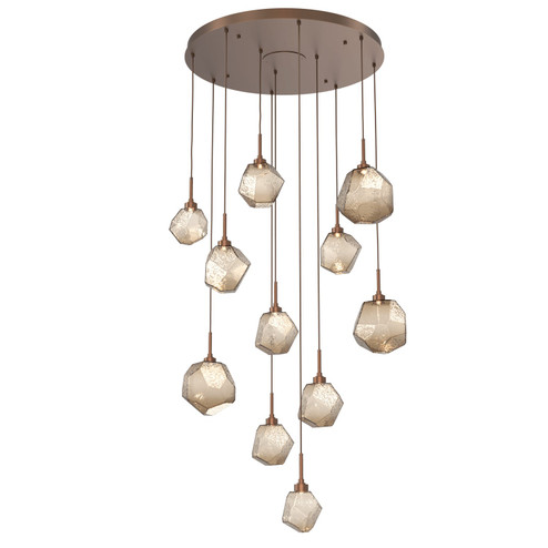 Gem LED Pendant in Burnished Bronze (404|CHB0039-11-BB-B-C01-L1)