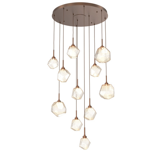 Gem LED Pendant in Burnished Bronze (404|CHB0039-11-BB-A-C01-L3)
