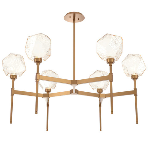Gem LED Chandelier in Novel Brass (404|CHB0039-39-NB-A-001-L1)