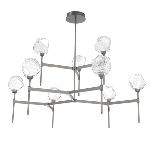 Gem LED Chandelier in Graphite (404|CHB0039-55-GP-C-001-L1)
