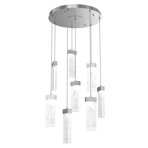 Parallel LED Pendant in Classic Silver (404|CHB0042-08-CS-CG-C01-L3)