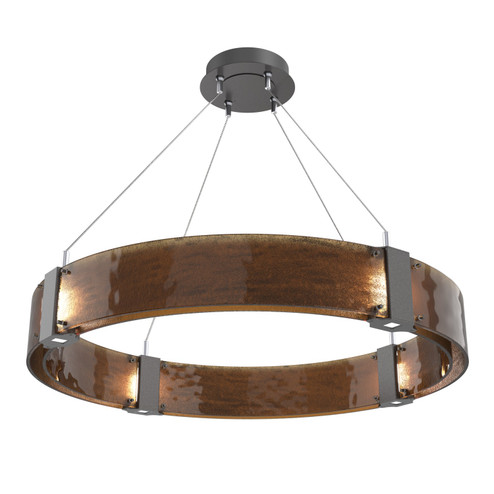 Parallel LED Chandelier in Graphite (404|CHB0042-33-GP-BG-CA1-L3)