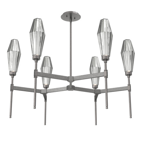 Aalto LED Chandelier in Graphite (404|CHB0049-37-GP-RS-001-L1)