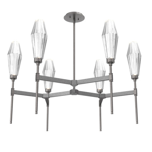 Aalto LED Chandelier in Graphite (404|CHB0049-37-GP-RC-001-L1)