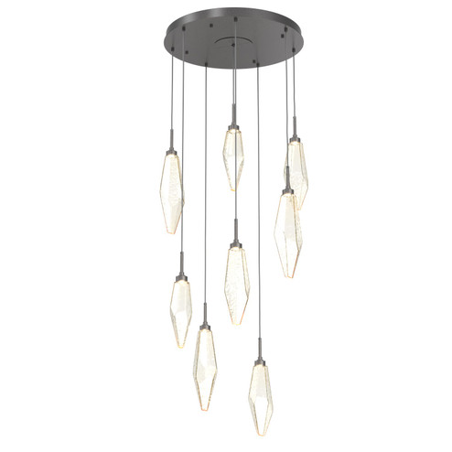 Rock Crystal LED Pendant in Graphite (404|CHB0050-08-GP-CA-C01-L3)