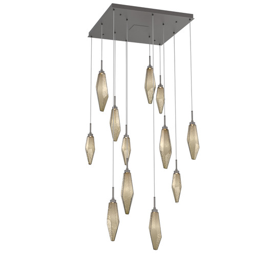 Rock Crystal LED Pendant in Graphite (404|CHB0050-12-GP-CB-C01-L1)