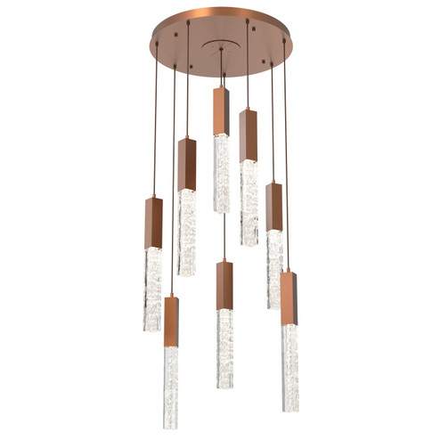Axis LED Pendant in Burnished Bronze (404|CHB0060-08-BB-GC-C01-L3)