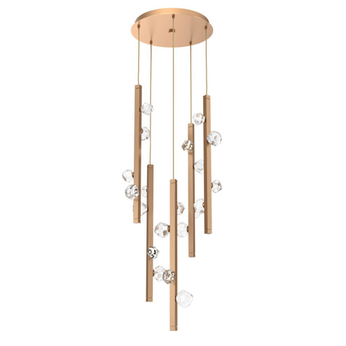 Stella LED Pendant in Novel Brass (404|CHB0070-05-NB-CZ-CA1-L3)
