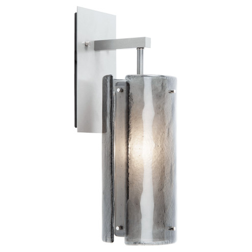Textured Glass One Light Wall Sconce in Novel Brass (404|IDB0044-18-NB-SG-E2)