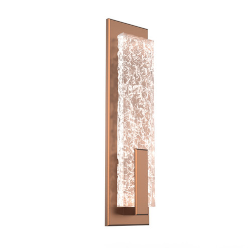 Glacier LED Wall Sconce in Burnished Bronze (404|IDB0061-19-BB-GC-L1)